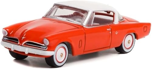 1953 Studebaker Starliner Red wWhite Top US Mail America on The Move Hobby exclusivo modelo 164 fundido a troquel de Greenlight 30361
