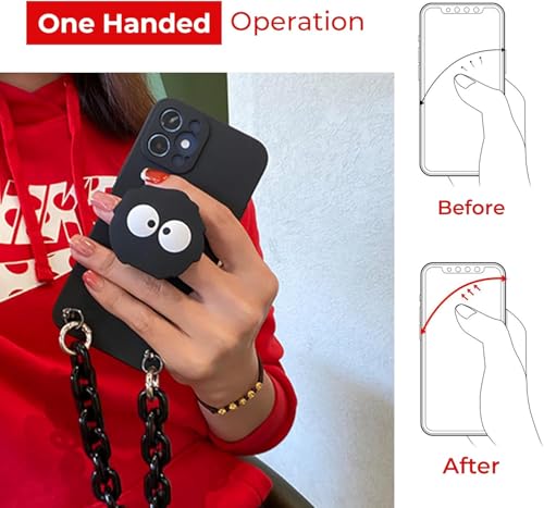 CHRYSOX Phone Finger Grip Holder Expanding Universal Cartoon Phone Grip With Stand For All Smartphone And Tablets - Image 4