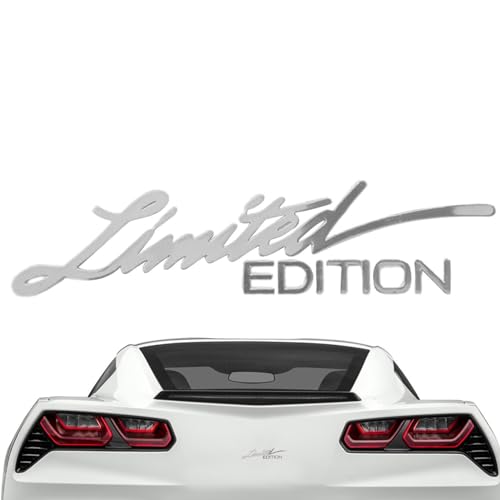 Autocollant en Édition Limitée - Emblème en Métal Imperméable pour Motos et Voitures, Insigne Automatique