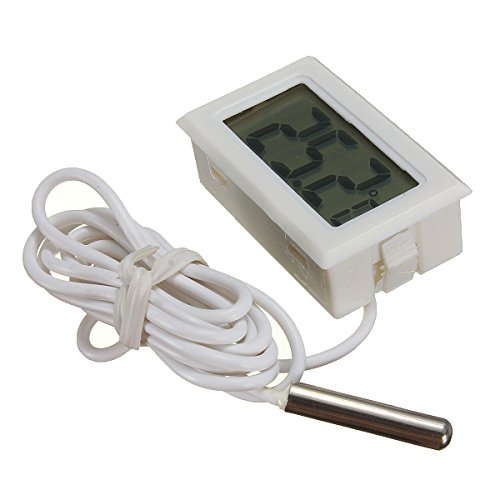 Preisvergleich Produktbild DaoRier Digitales LCD-Thermometer für Aquarien, -50 °C bis 110 °C