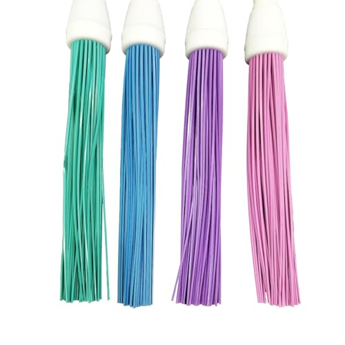 Image of FRESHOME Heavy-Duty Plastic Kharata Broom 20 Inches with 60 Hard Bristles for Cleaning Floor and Bathroom Wet & Dry Cleaning Broom 200 Gm (Pack of 1)