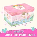 Giggle & Honey Musical Ballerina Jewellery Box for Girls - Kids Dancing Ballerina Music Box with Mirror, Ballet Gifts for Little Girls, Jewellery Boxes, Childrens Birthday Gift, Ages 3-10 - Image 8