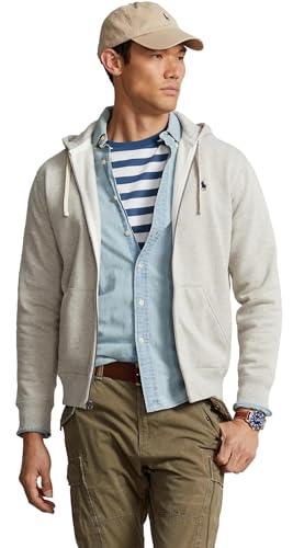 Polo Ralph Lauren Men's Classic Full Zip Signature Fleece Hoodie Sweatshirt - Image 3