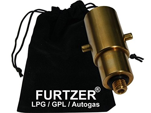 Furtzer LPG GPL Autogas Tankadapter M10 BAJONETT kurz Adapter mit Stoffbeutel by