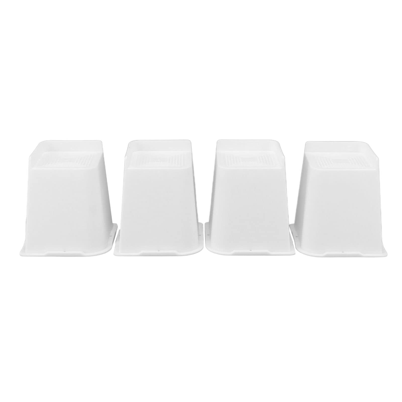 4 Uds. Elevadores para Muebles, Elevador Trapezoidal de 6 Pulgadas en Forma de L, elevadores Antideslizantes para Cama, sofá, Extensor de Patas para Muebles