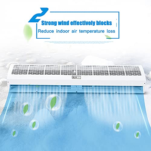 Luchtgordijn Dempen, Warmte-isolatie, Insectenbestendig Luchtgordijn, Roestvrije Metalen Behuizing Twee Snelheden… - Image 4