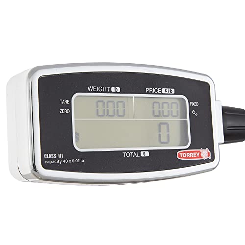 Báscula electrónica TORREY PC40LT HS 40 lb 8 teclas acceso miniatura 7