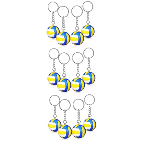 Porte clé volleyball résistant Abaodam : pendentif léger pour clés de club