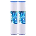 ICEPURE 20 Micron 20" x 4.5" Whole House Pleated Sediment Filter for Well Water, Remove Rust, Chlorine, Replacement Cartridge for ECP5-BB, AP810-2, HDC3001, SPC-45-1005 CP5-BB ECP1-20BB S1-20BB, 2PACK