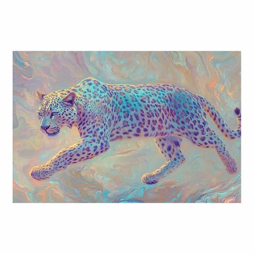 Peintures colorées d'animaux sauvages pour créer une ambiance design dans votre salon