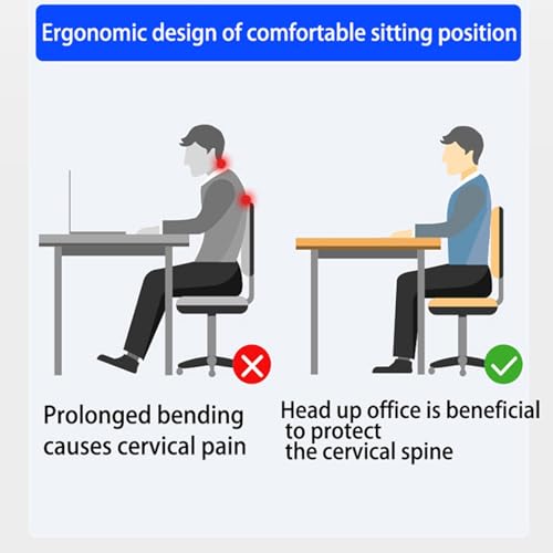 Soporte para computadora portátil con ventilador de enfriamiento y base plegable ajustable 5