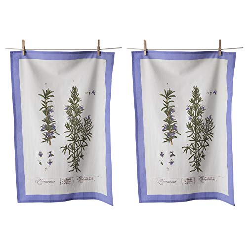 KAF Home Flour Sack Kitchen Dish Tea Towel, Set of 2, 100-Percent Cotton