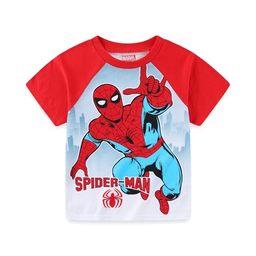 Image of Marvel Spider-Man Boys Short Sleeve T-Shirt and Shorts Set for Toddler and Big Kids