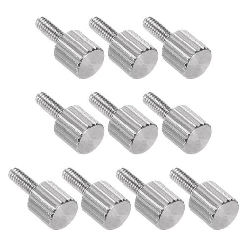 Image of TA-VIGOR M2 x 6mm Knurled Thumb Screws Bolts 304 Stainless Steel 10pc