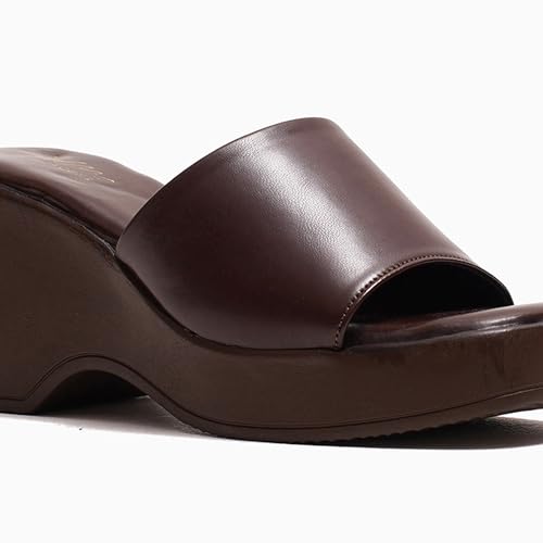Image of JM LOOKS Women's Wedge Sandals - Open Toe Slip-On with Comfortable Sole | Stylish & Easy to Daily and Casual Outfits