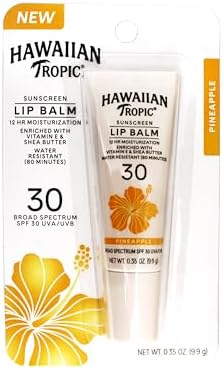 Amazon.com : Hawaiian Tropic Lip Sunscreen SPF 30, Island Coconut | SPF ...