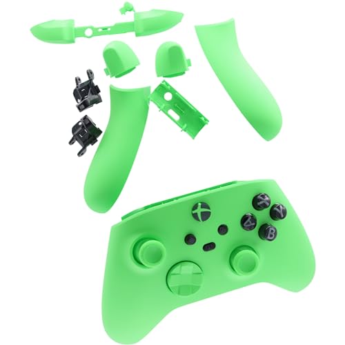 Image of Deal4GO Full Housing Shell kit w /Buttons Trigger Thumbsticks Replacement for Xbox Series X & S Wireless Controller 1914 (Velocity Green)