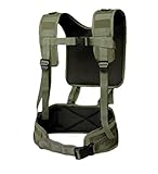 CKG Metal Detector Heavy Duty Underground Generic Detecting Body Harness Sling Swing Gardening Support Carry Belt - Universal Beach – Green