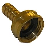 LASCO 15-1571 1/2-Inch Barb by 3/4-Inch Female Garden Hose Repair Coupling