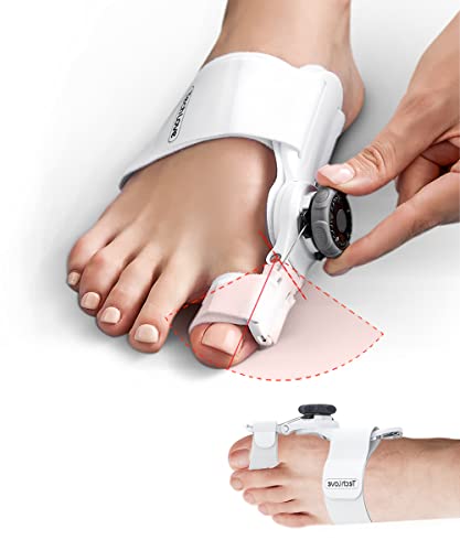 Corrector Hallux Valgus, Tech Love Corrector de Juanetes para Mujeres y Hombres, con Cinturón de Entrenamiento Hallux Valgus para Aliviar el...
