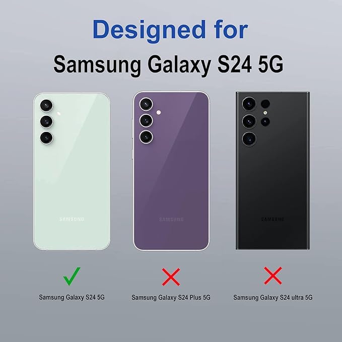 Image of AIBEX Ultra-Thin Mag-Saf Back Cover Case Compatible with Samsung S24| Slim Fit Scratch-Resistant Matte | Magnetic Wireless Charging | Microfibre Lining | Camera Protection (PC Material) - Silver