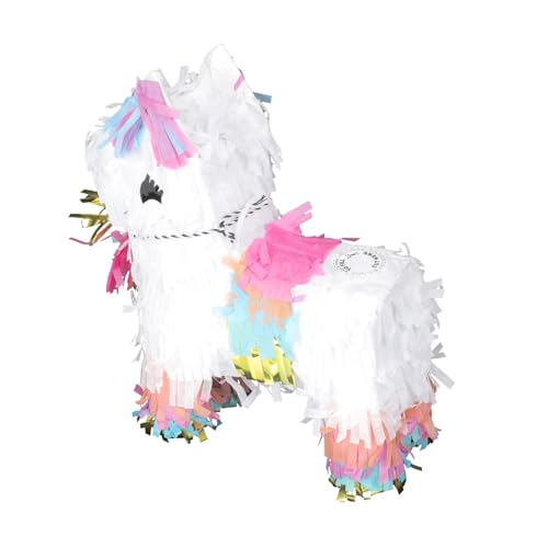 SOPOTUTU Mini Pinata Cavallo per Giocattolo Compleanno con Caramelle Divertente e Festival Riempibile Design e Resistente per Raccolte Sociali e Giochi Gruppo