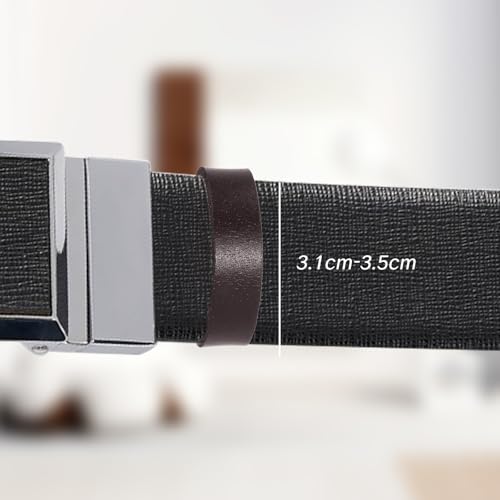 NIIIYTYB 6Pcs Belt Keepers Leather Loop Keeper Accessories Straps Holder Retainer Band for1.2/31mm to 1.4" /35mm Wide Belts Clip Ring Porta Adapter for Men Duty Strap Loop Keeper for Pants and Belts2