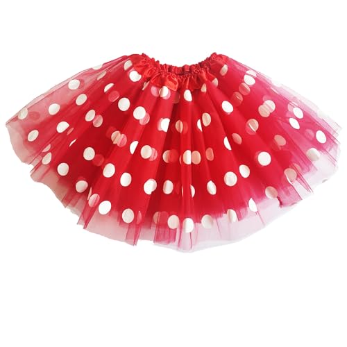 Falda tutu de niña con lunares para disfraz miniatura 1