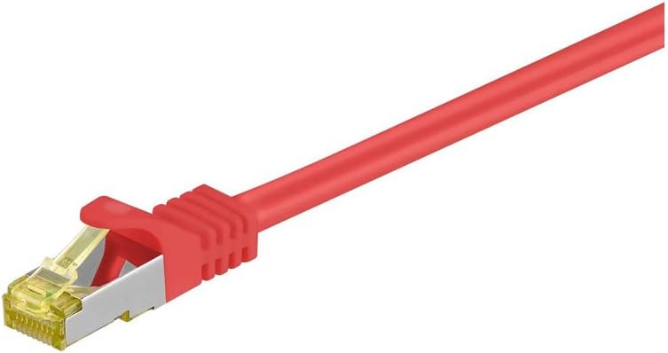 Cat 7 5 m Cat7 S/FTP 5 m Red (S-STP) Network Cable – 5 M, CAT7 S/FTP (S-STP) RJ-45 Network Cable (5 m, RJ-45, Red)