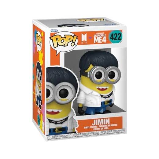 Funko POP! Rocks: Minions X BTS - Jimin - BTS + Minions - Collectable Vinyl Figure - Gift Idea - Official Merchandise - for Kids & Adults - Movies, Music Fans - Model Figure for Collectors