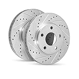 Zuverlässige Qualität: Hergestellt mit mehreren Legierungen für verbesserte Wärmeableitung und Leistung. Mill-symmetrisch für korrekte Rotorfunktion Qualität für die richtige Metallurgie und korrekte Bremsplattenstärke