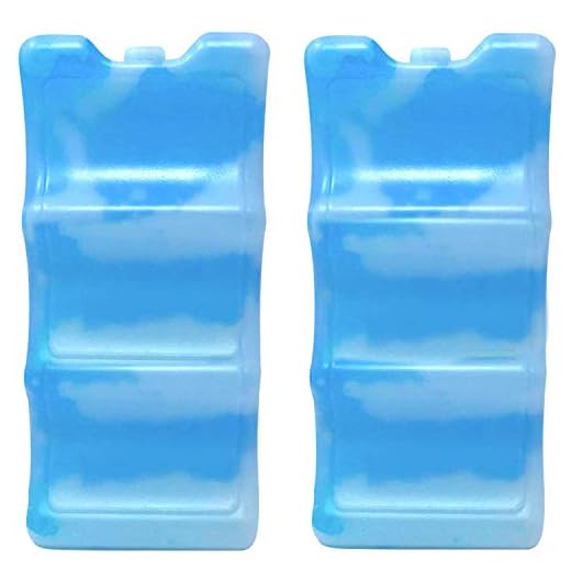 Long Lasting Ice Pack - Great for Can Coolers and Breastmilk Bottles Storage | 6-Can (2 Pack)