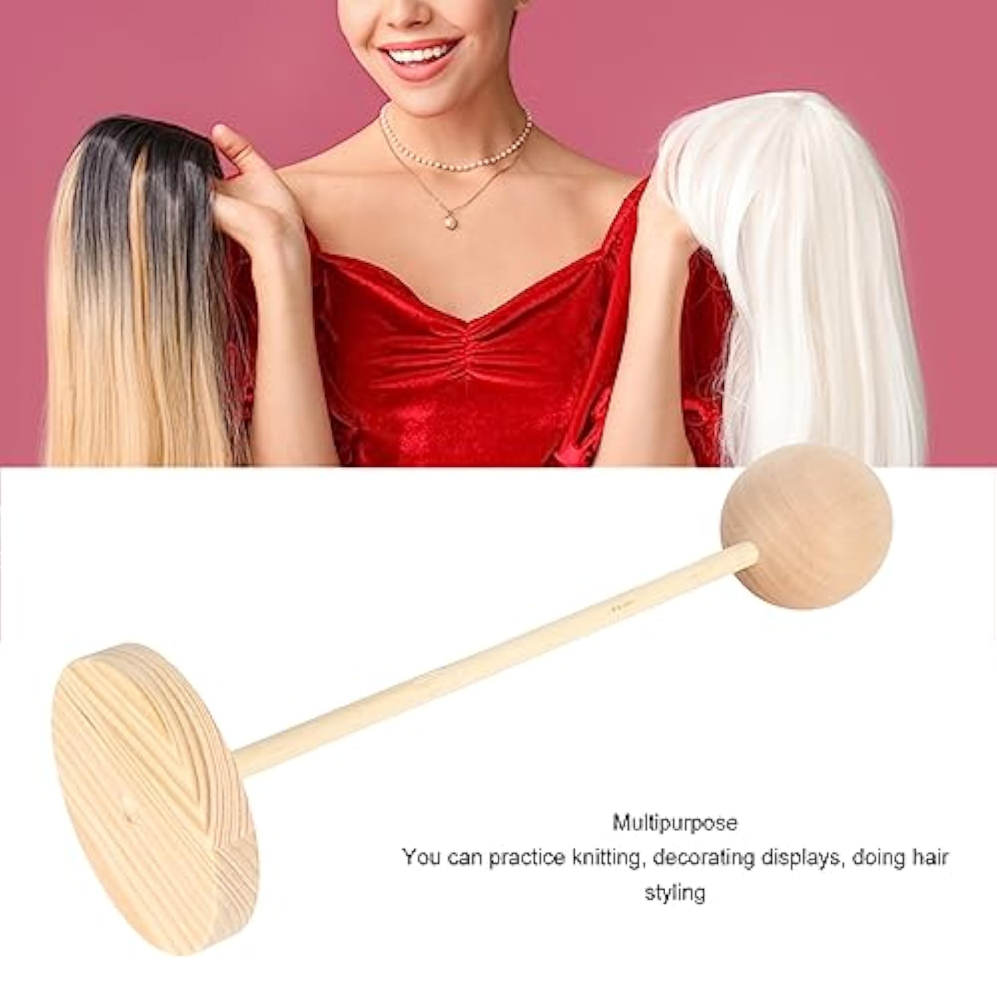 Stable Base Wig Holder Stand, Easy Assembly