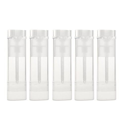 Preisvergleich Produktbild 5pcs Leer Lippenstift Container Lippenbalsam Rohre Flasche 5g