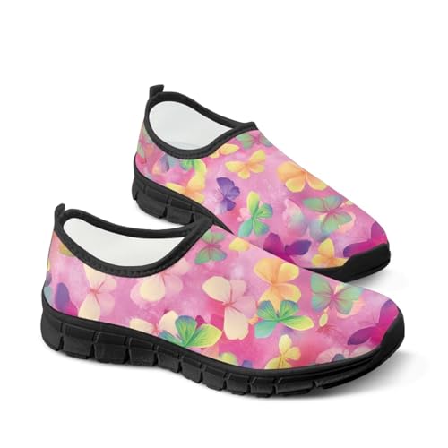 JoyLamoria House Art Animal Design Shoes for Women Running Lightweight Loafer Non Slip Flat Travel 5