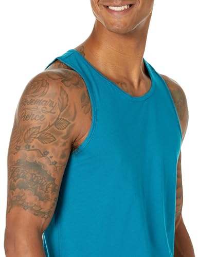 Image of Amazon Essentials Men's Active Quick Dry Tech Stretch Moisture Wicking Lightweight Gym Tank Top
