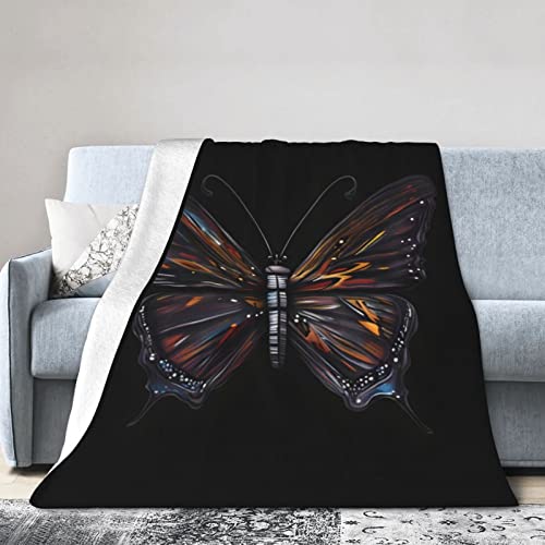 Couverture micro polaire pliable Mystery Butterfly pour vos soirées - 2