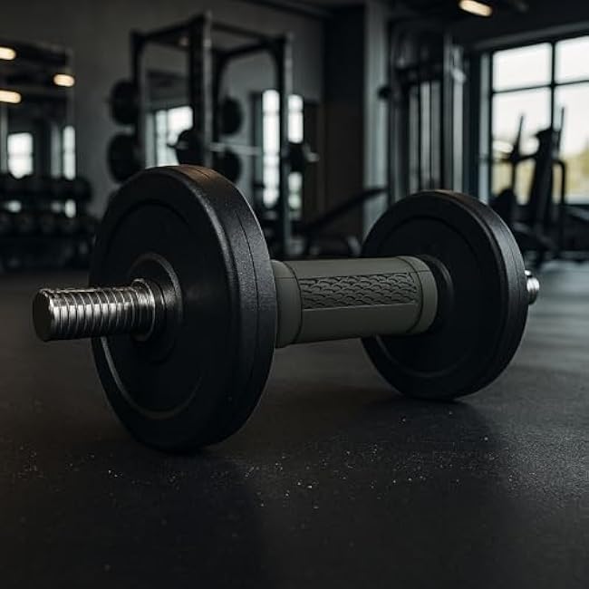 Professional Angled Fat Grips ¨C Rotating Ergonomic Handles for Barbell, Dumbbell, and Powerlifting Strength Training (1 Pair)