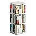 Librerías Estantería giratoria de 360 ​​° Estantería Simple Multicapa Estante de Almacenamiento en el Piso de Gran Capacidad Estantería para niños (Color : Blanco, Size : 3 Layers(97cm))