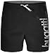 Produktbild Bugatti - Herren Badeshort in Marineblau, türkis oder schwarz, Schwarz (Modell 2019), 4XL
