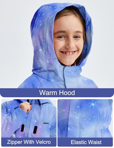 Image of GEMYSE Kids One Pieces Ski Suits Jumpsuits Boys Girls' Winter Outdoor Snowboarding Waterproof Snowsuits
