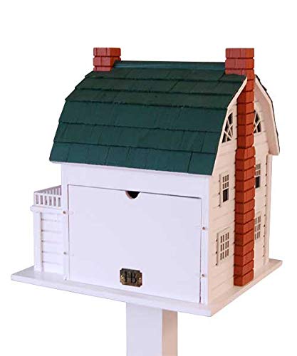 Bestnest Home Bazaar Dutch Colonial Bird House With Pedestal thumb #2