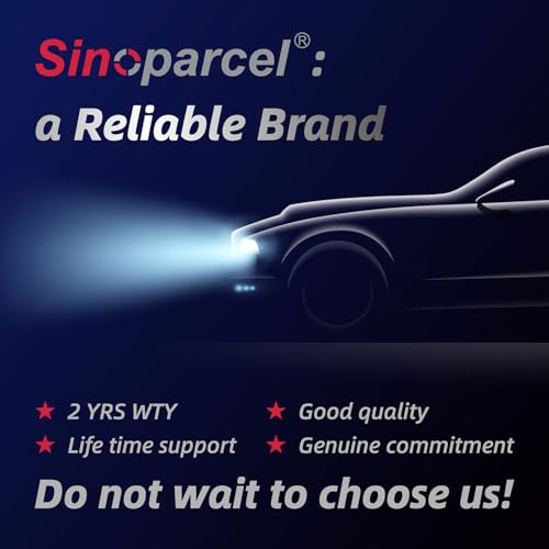 Image of Sinoparcel D1S /D1R 55W Xenon Bulb - 85V 6000K HID Headlight Replacement - Discharge Lamp -Pack of 2-Compatible with 66144 66140 85140 85415 66140XNL
