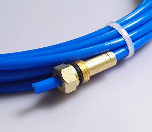 CHNsalescom Mig Welding Liner Miller M Series Hobart MIG Gun Liner PTFE Graphite Steel (Teflon-Blue,15 feet)