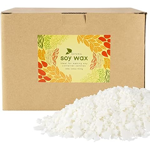 Natural Soy Wax for Candle Making 10 lb Bag Soy Wax Flakes,DIY Candle Cover