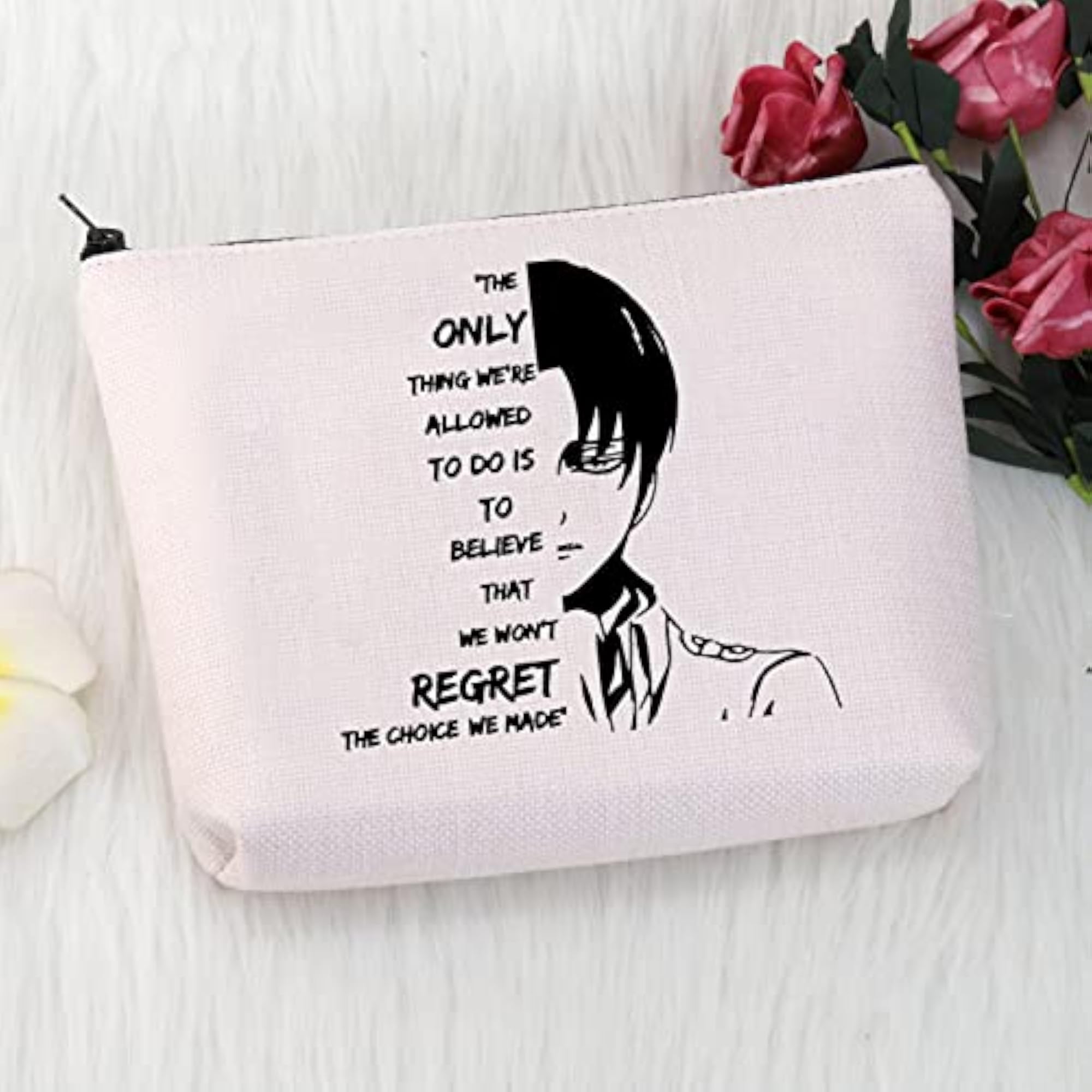 Levi Ackerman Gift Anime Lover Makeup Bag