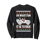 Oh What Fun - 4x4 Off-road SUV Ugly Christmas Sweater Sweatshirt