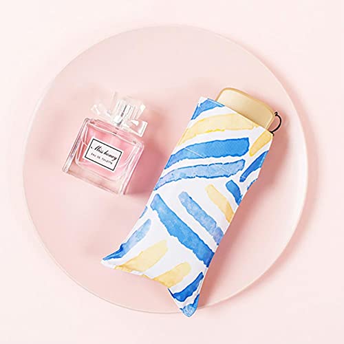 Mini-parapluie plat de voyage résistant pour dames éliminant l'encombrement et les rayons UV