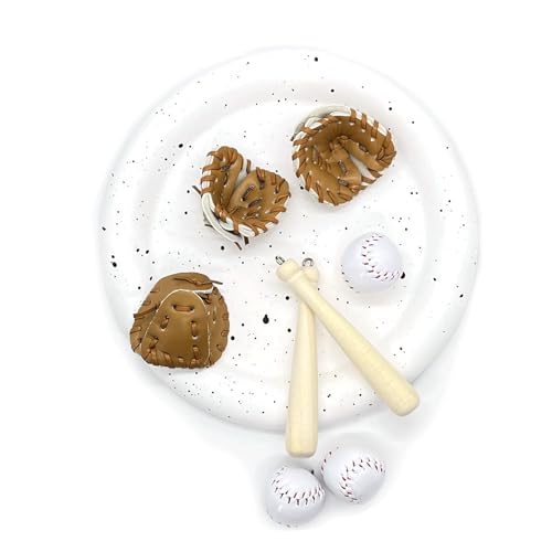 Breloques batte de baseball pour personnaliser vos porte-clés et bijoux DIY
