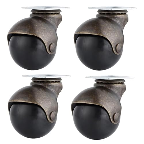 Roulette universelle 4 pièces pour meubles et chaises en style vintage